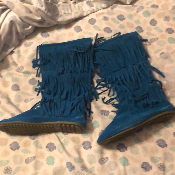 Rasolli Shoes - Moccasin calf high boots